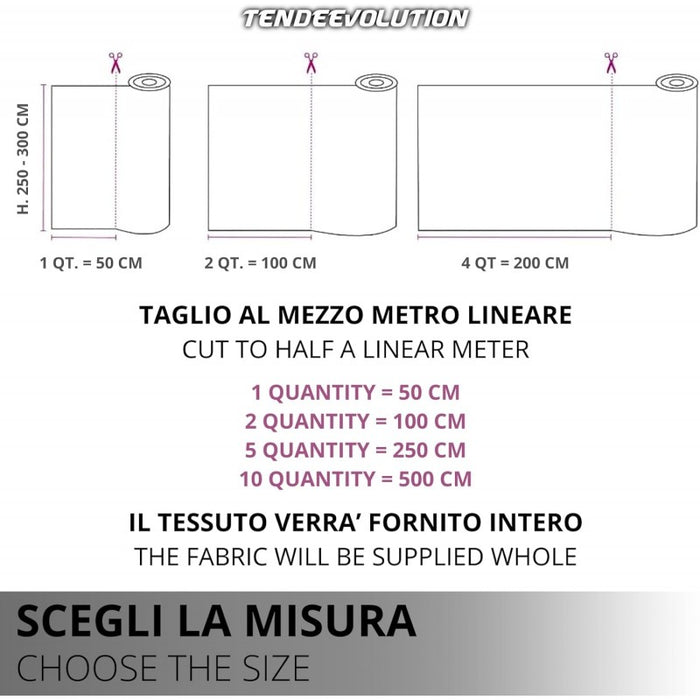 Telone PVC Grigio Altezza 250CM, 680g/mq - Taglio Mezzo Metro Lineare - Impermeabile e Resistente