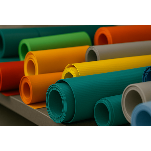 Telone PVC Verde Altezza 250CM, 680g/mq - Taglio Mezzo Metro Lineare - Impermeabile e Resistente