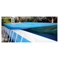 Trade Shop - Telone Rafia 100gr Copertura Per Piscina 4x4mt Impermeabile Resistente Occhielli 401785 -