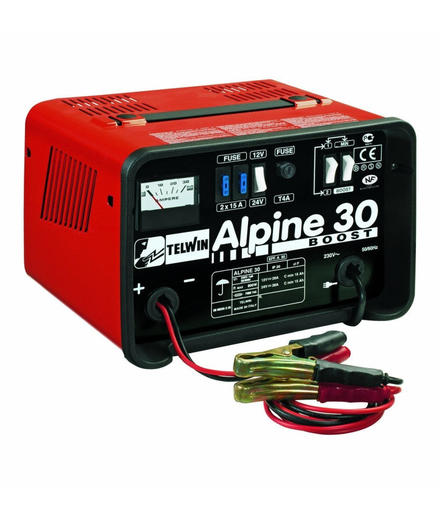 Telwin Caricabatteria Boost 400ah 12-24v Alimentazione 230v Mod. Alpine 30         