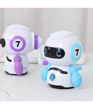 Temperamatite Design Robot Manuale Con Manico Desktop Per Studenti Ufficio Scuola         