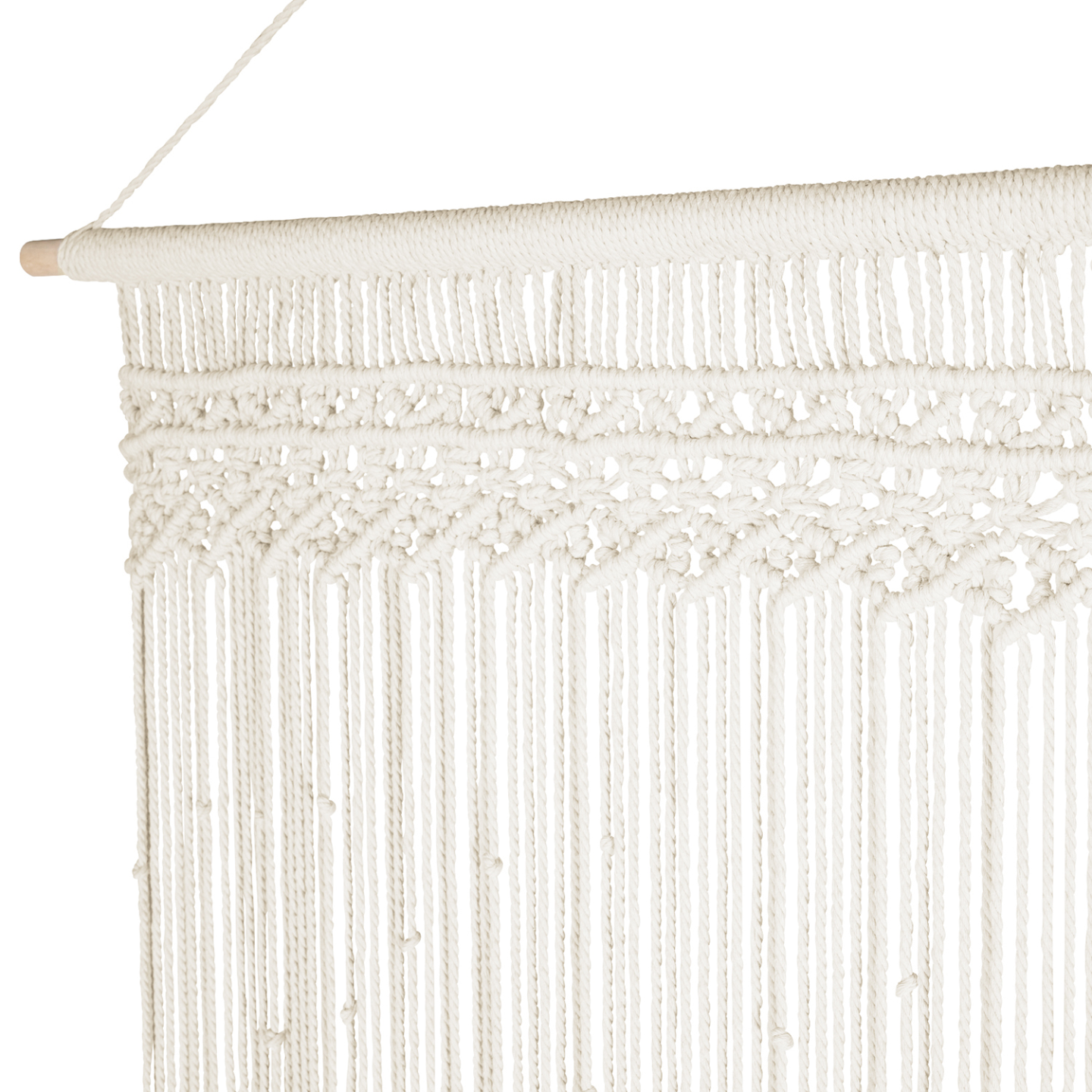 IDMarket - Tenda 90x200 cm in macramè bohémien