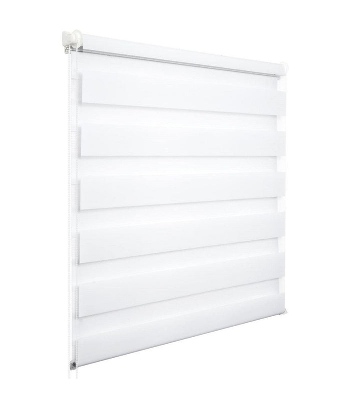 Tenda A Rullo Doppio Oscurante Interni Senza Foratura Avvolgibile Finestre Porte         