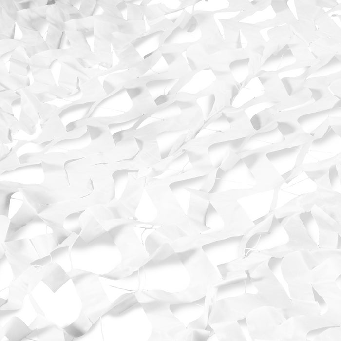 IDMarket - Tenda a vela parasole quadrato design mimetico 4x4 M bianco