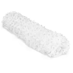 IDMarket - Tenda a vela parasole rettangolare design mimetico 4x6 M bianco