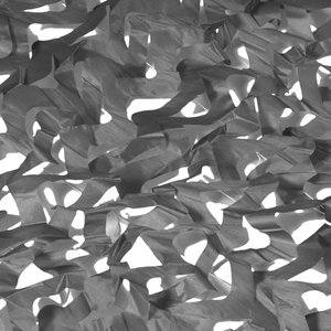 IDMarket - Tenda a vela parasole rettangolare design mimetico 4x6 M grigio