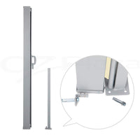 Tenda laterale 300x180H cm. Separè frangivento con sistema di riavvolgimento automatico. Telaio in Alluminio. Colore Beige