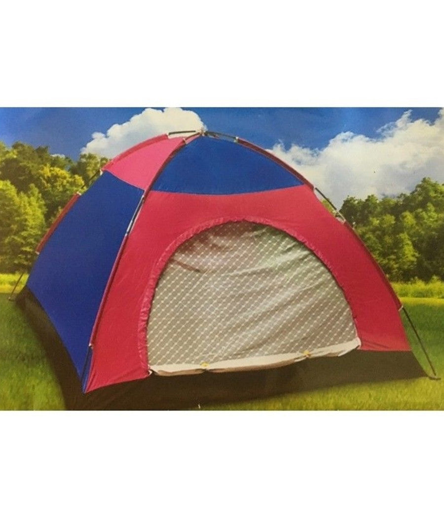 Tenda Canadese 4 Persone Campeggio Igloo Camping Zanzariera Sacca Trasporto Gite         