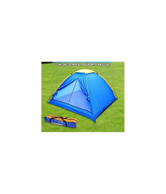 Tenda Canadese 8 Persone 2.5x2.5x1.5m Da Campeggio Igloo Con Zanzariera E Sacca         
