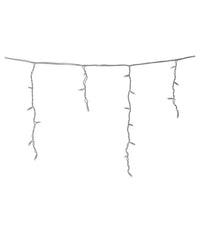 Tenda Catena Luminosa Esterno Rgb Multicolore Luci Natale 100led Prolungabile 3mt         