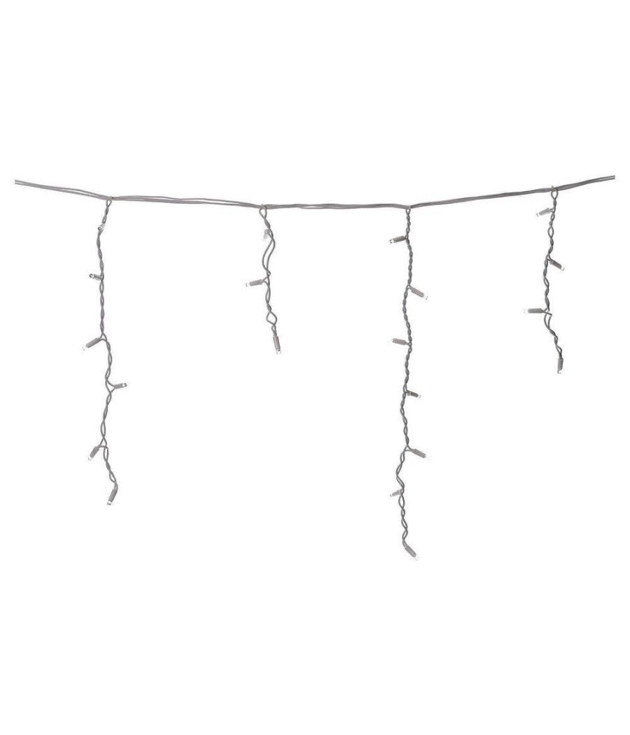 Tenda Catena Luminosa Esterno Rgb Multicolore Luci Natale 100led Prolungabile 3mt         