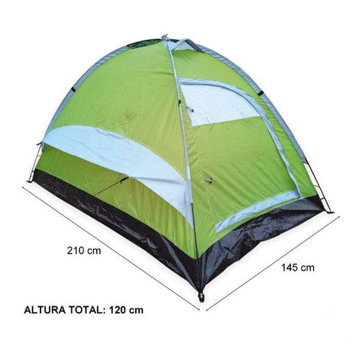 Trade Shop - Tenda Da Campeggio 210x140x120cm Leggera Portatile Borsa Con Maniglia Trasporto 016568 -        