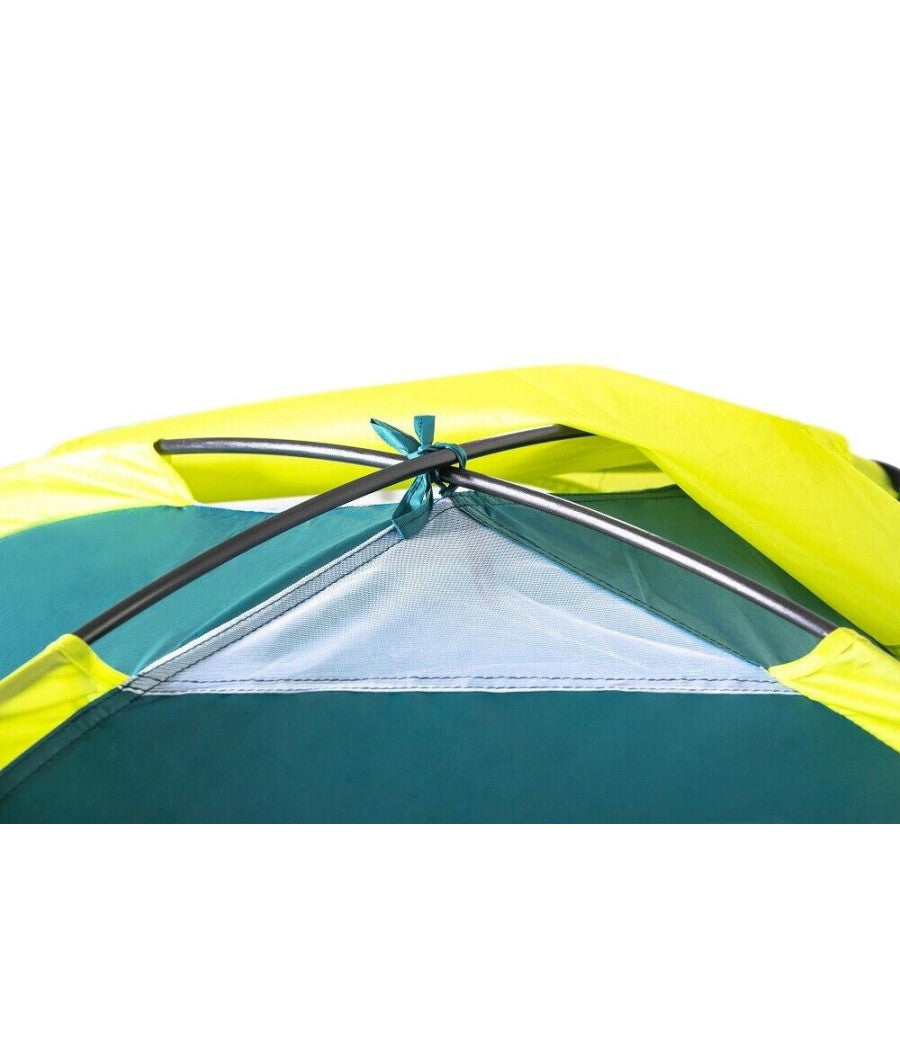 Tenda Da Campeggio Cool Ground Per 3 Posti 210x210x120 Cm Zanzariera Tasca 68088         