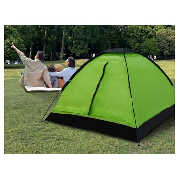 Trade Shop - Tenda Da Campeggio Per 2 Persone 200x140x100cm Con Borsa Trasporto Portatile 206401 -        