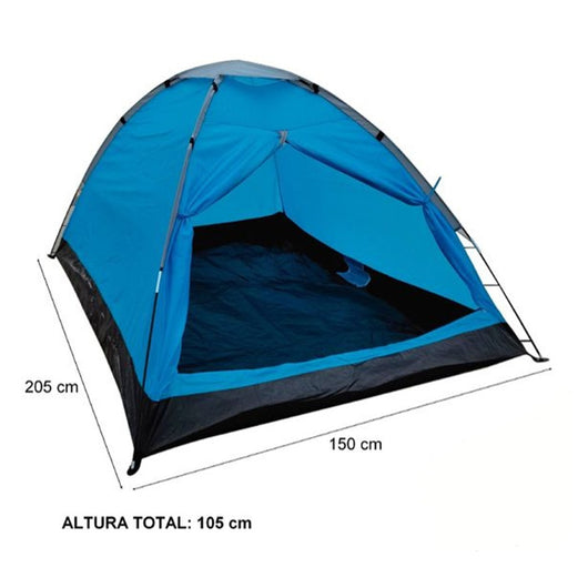 Trade Shop - Tenda Da Campeggio Per 2 Persone Leggera Portatile Borsa Trasporto 205x150x105cm 016567 -        