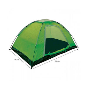 Trade Shop - Tenda Da Campeggio Per 2 Persone Leggera Portatile Zanzariera 200x140x100cm 016569 -        