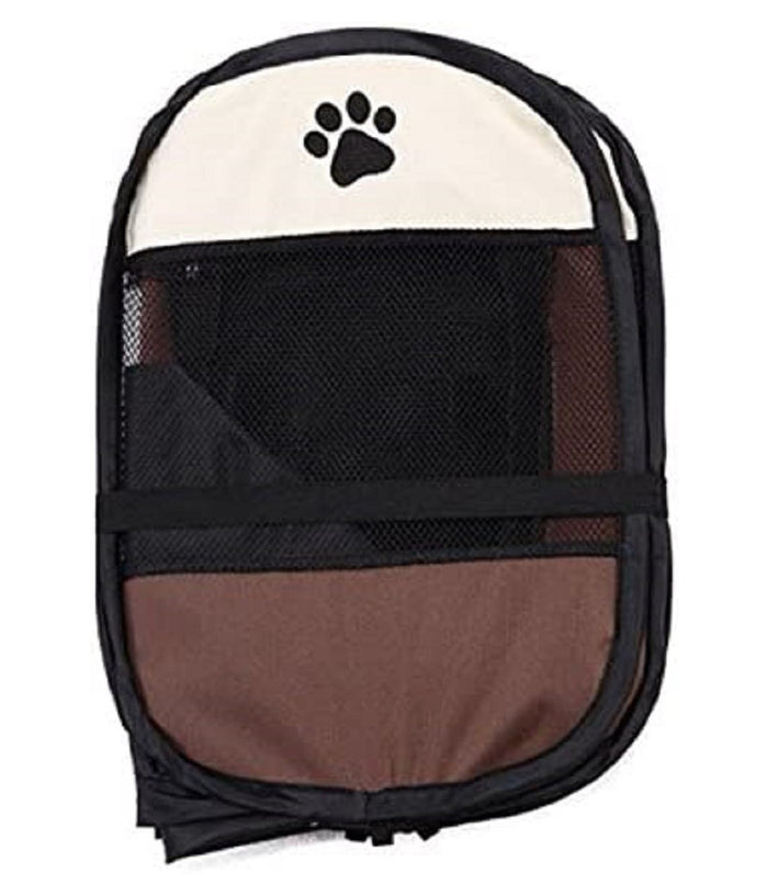 Tenda Da Campeggio Pieghevole Per Animali Gabbia Cani Cucce Ottagono 100x100 Cm         