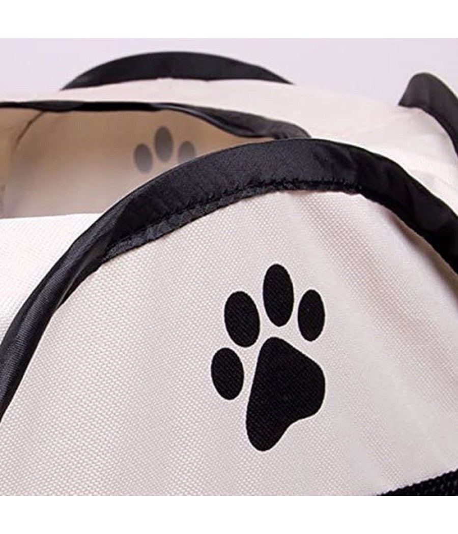Tenda Da Campeggio Pieghevole Per Animali Gabbia Per Cani Cucce Ottagono 80x80cm         