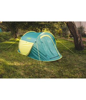 Tenda Da Campeggio Pop-up 2 Persone Tasca Interna Zanzariera 235x145x100cm 68086         