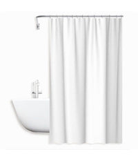 Tenda Da Doccia Impermeabile Peva Bianca 12 Ganci 180 X 200cm Arredo Bagno 69809         