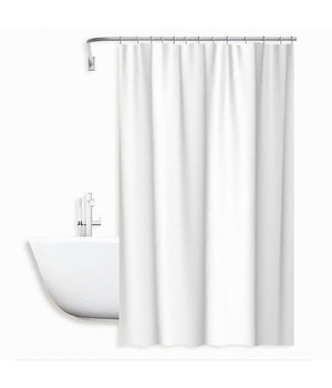 Tenda Da Doccia Impermeabile Peva Bianca 12 Ganci 180 X 200cm Arredo Bagno 69809         