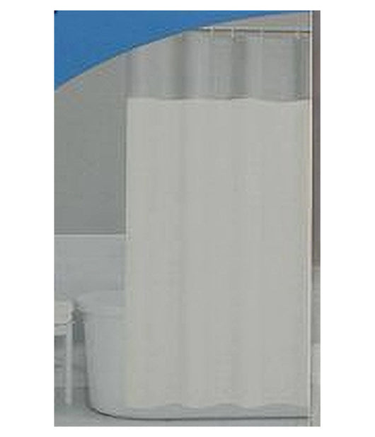 Tenda Da Doccia Vasca Bagno Peva Con 12 Ganci 180x200 Cm Trasparente Beige 69492         