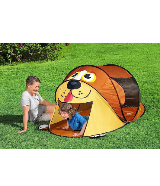 Tenda Da Gioco Bambini A Forma Di Cane 2 Anni+ 182x96x81cm Interno Esterno 68108         