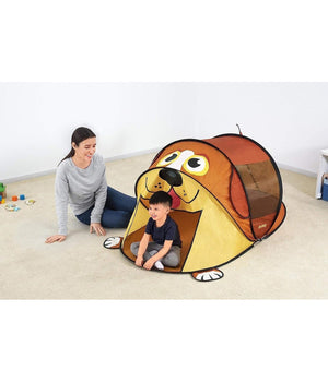 Tenda Da Gioco Bambini A Forma Di Cane 2 Anni+ 182x96x81cm Interno Esterno 68108         