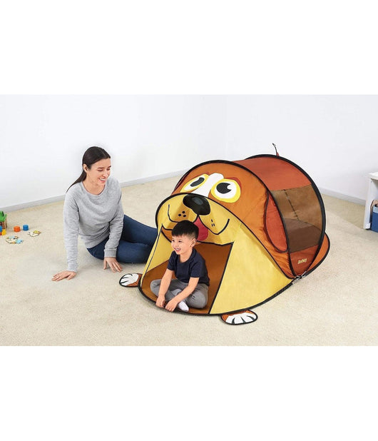 Tenda Da Gioco Bambini A Forma Di Cane 2 Anni+ 182x96x81cm Interno Esterno 68108         