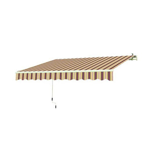 Tenda da Sole Avvolgibile Blinky 395X250 Bianco/Rosso