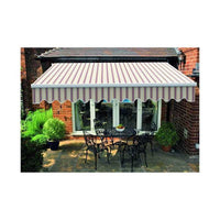 Tenda da Sole Avvolgibile Blinky 395X250 Bianco/Rosso