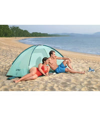 Tenda Da Spiaggia Ground Beach Giacca A Vento Per 2 Persone 220x120x95cm 68105         
