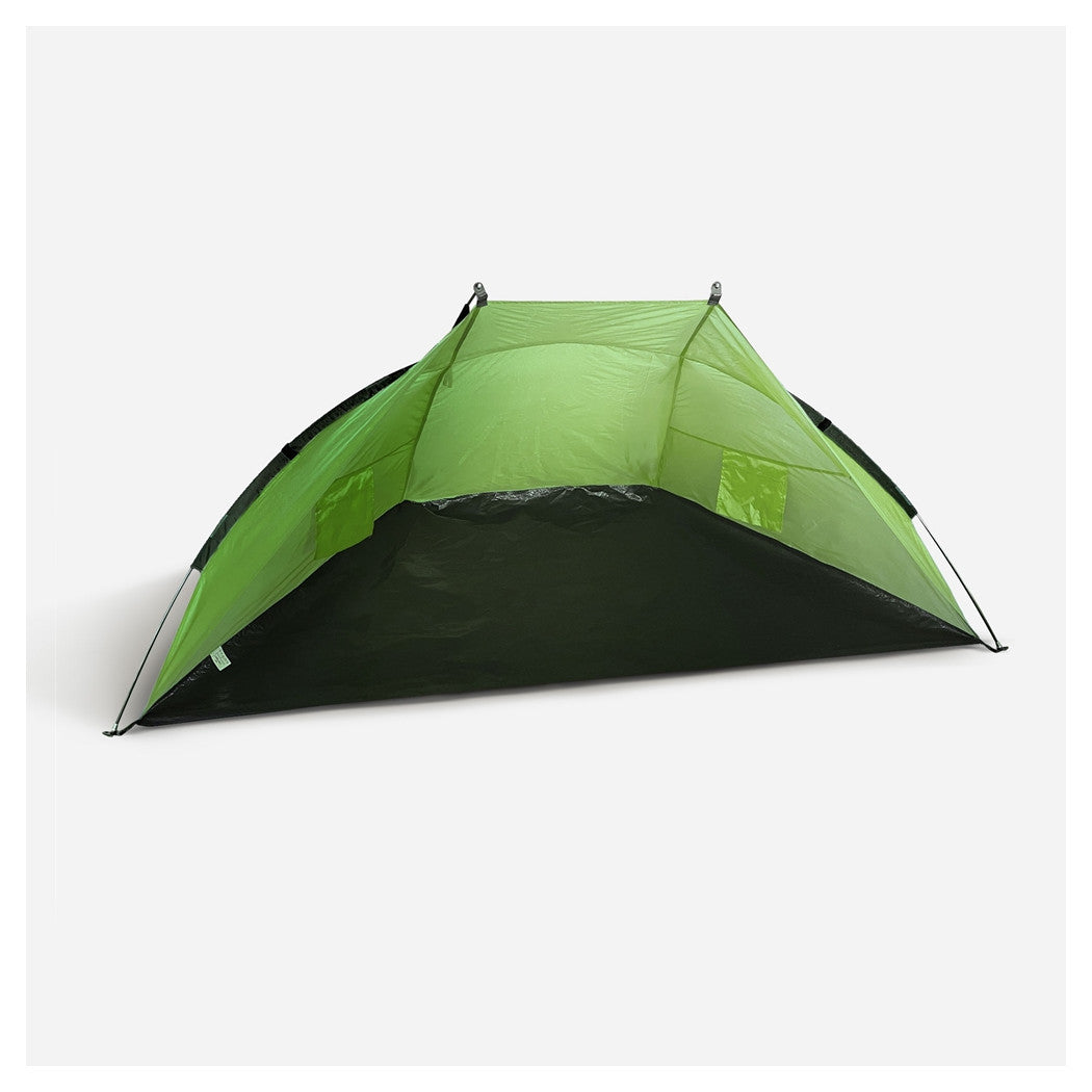 Trade Shop - Tenda Da Spiaggia Paravento Parasole Con Picchetti Portatile Mare 220x110x100cm 206403 -        