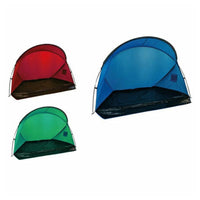 Trade Shop - Tenda Da Spiaggia Paravento Parasole Leggera Con Borsa Trasporto 215x145x130cm 206405 -        