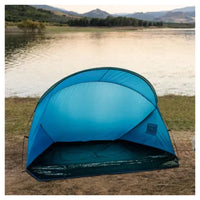 Trade Shop - Tenda Da Spiaggia Paravento Parasole Leggera Con Borsa Trasporto 215x145x130cm 206405 -        