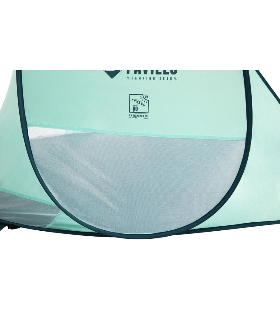 Tenda Da Spiaggia Pop-up Beach Quick 2 Posti 220x120x90cm Borsa Trasporto 68107         