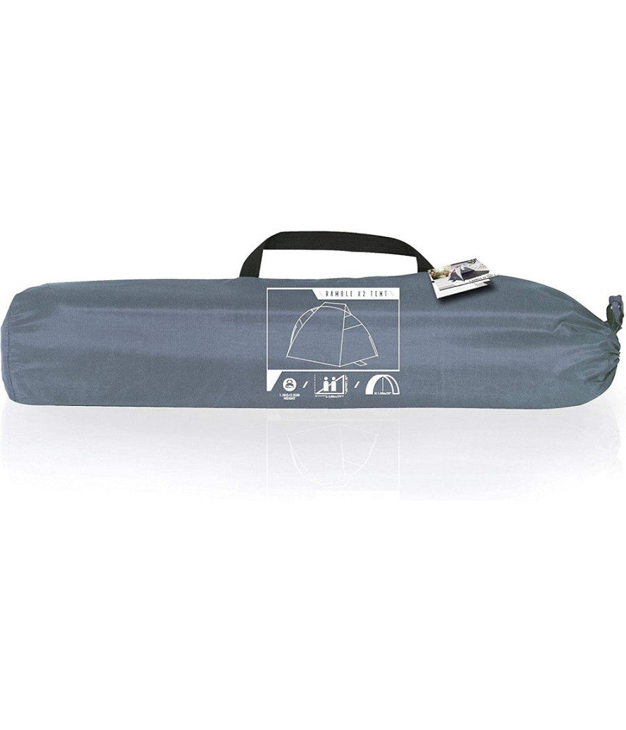Tenda Da Spiaggia Ramble 2 Adulti 200x100x100cm Con Tasche Borsa Trasporto 68001         