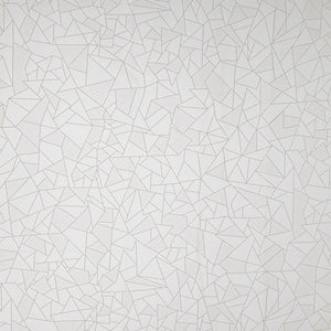 Tenda doccia 120x200 cm in acrilico bianco con disegni completa di ganci