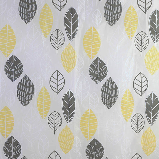 Tenda doccia 120x200cm in acrilico con motivo floreale completa di ganci