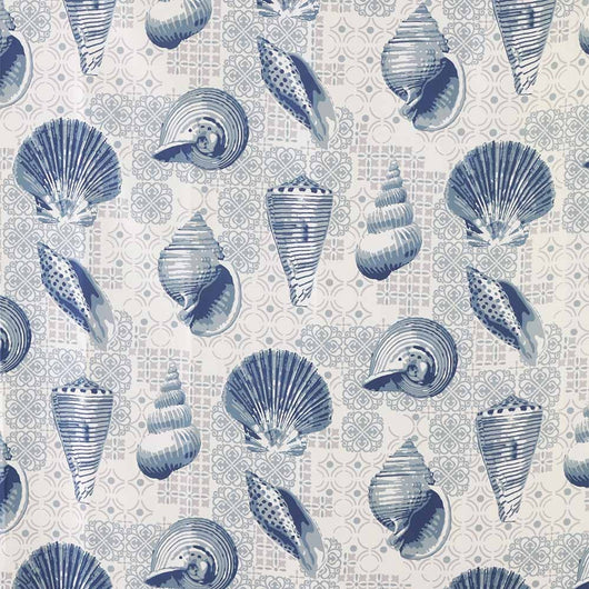 Tenda doccia 240x200cm in poliestere dalla fantasia marina con ganci