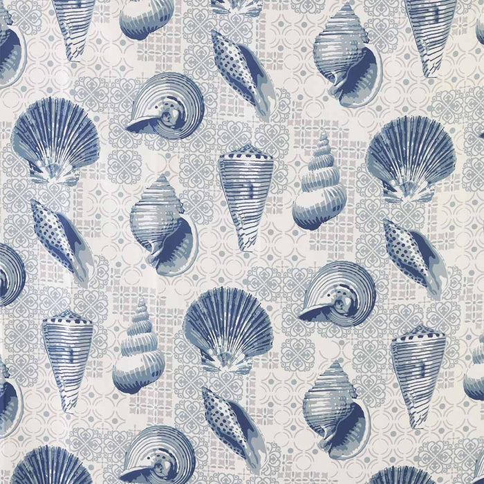 Tenda doccia 240x200cm in poliestere dalla fantasia marina con ganci