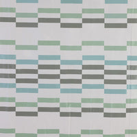 Tenda doccia 240x200cm in  acrilico dal motivo a scacchi munita di ganci