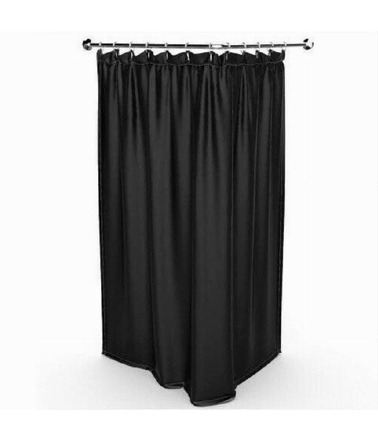 Tenda Doccia Antimuffa Impermeabile 180 X 200 Cm Con Anelli Bagno Nera 69768         