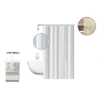 Trade Shop - Tenda Doccia Antimuffa Impermeabile 180 X 200 Cm Con Anelli Bagno Righe 59811 -