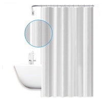 Trade Shop - Tenda Doccia Antimuffa Impermeabile 180 X 200 Cm Con Anelli Bagno Righe 59811 -