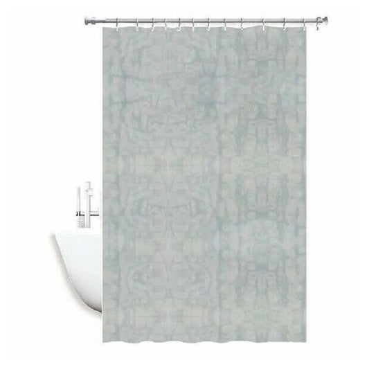 Trade Shop - Tenda Doccia Antimuffa Impermeabile 180 X 240cm Con Anelli Bagno Bianca 2d 52132 -