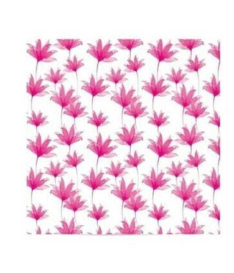 Tenda Doccia Antimuffa Impermeabile 180x200 Cm Con Anelli Bagno Fiori Rosa 59803         