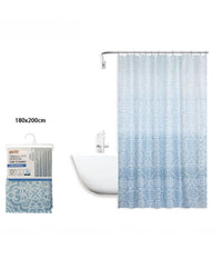 Tenda Doccia Antimuffa Impermeabile 180x200cm Con 12 Anelli Bagno Maioliche 87034         