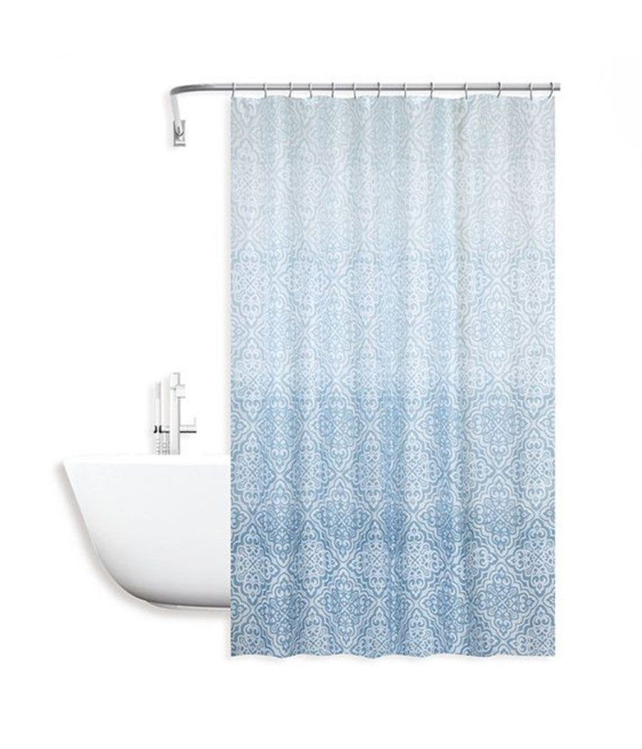 Tenda Doccia Antimuffa Impermeabile 180x200cm Con 12 Anelli Bagno Maioliche 87034         