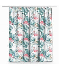 Tenda Doccia Antimuffa Impermeabile 180x200cm Con Anelli Bagno Fenicotteri 69957         